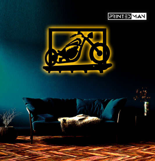 Wooden LED Logo Royal Bike