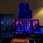 Messi Cup Wooden LED Logo