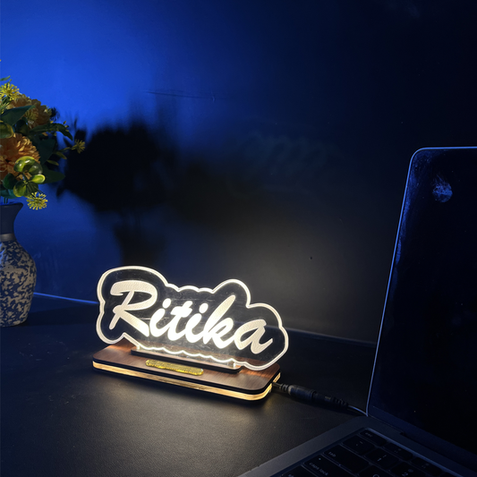 Custom Name LED Table Lamp - Perfect for Gifting