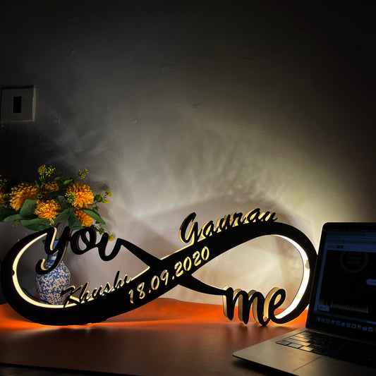 Infinity Love Lamp: You & Me