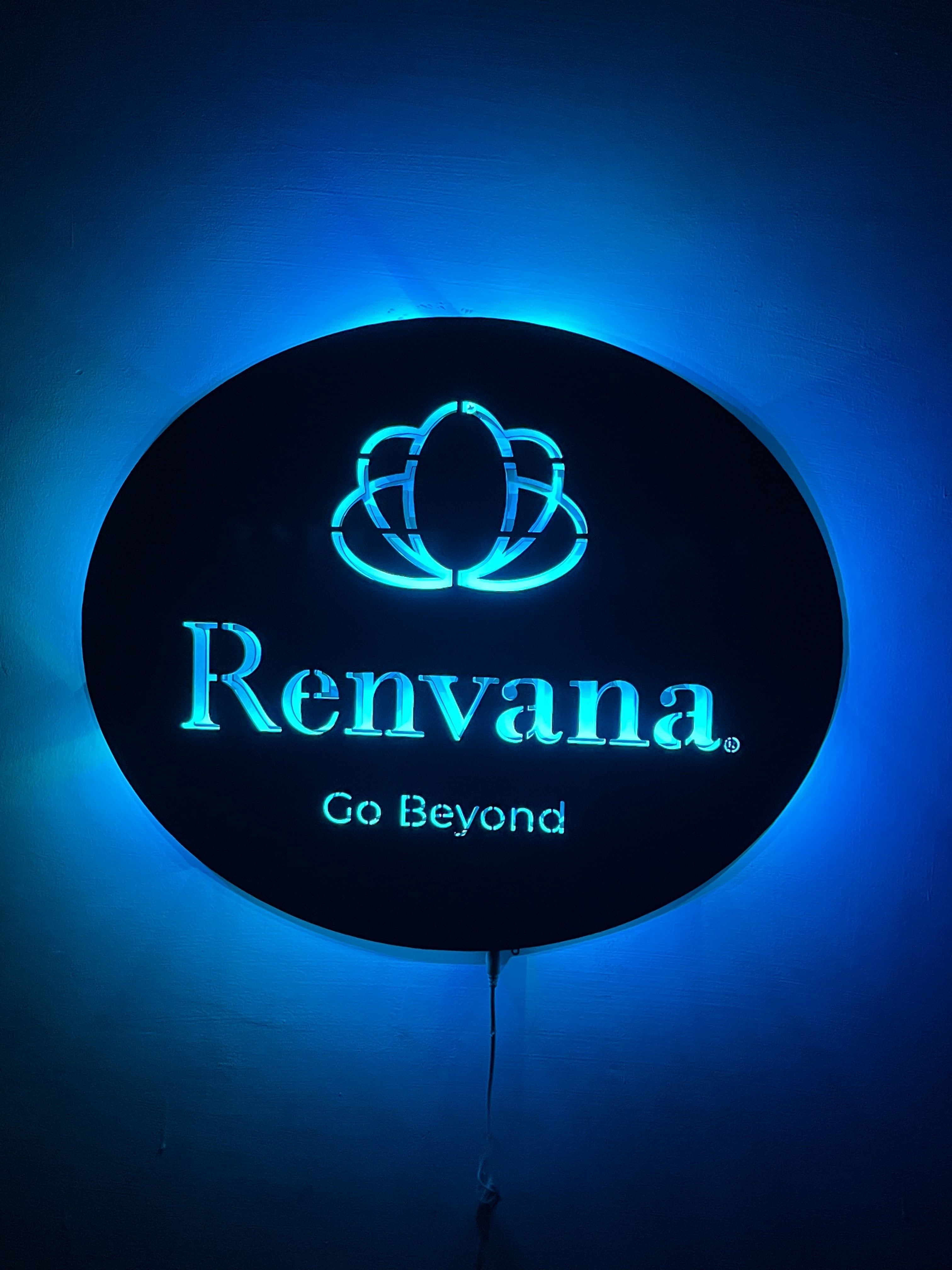 Customized Wooden LED LOGO – Printed Man