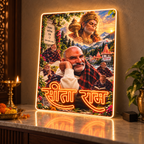 Neem kroli Baba  Neon LED Wall Art with Premium UV Print