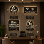 Customized Wooden  LED LOGO