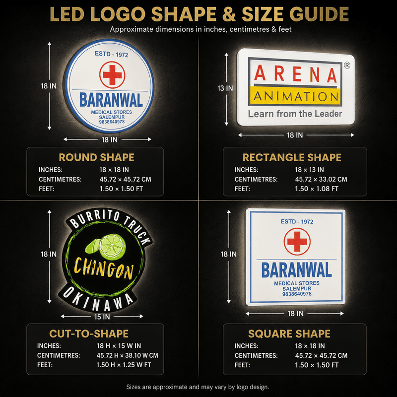 ACYLIC  LED LOGO