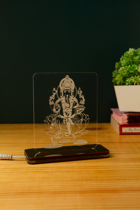 Ganesha Acrylic Led Table Lamp