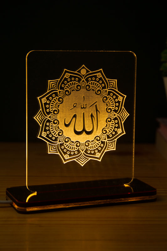 Islamic Acrylic Led Table Lamp