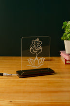 Ganesha Lotus Acrylic Led Table Lamp