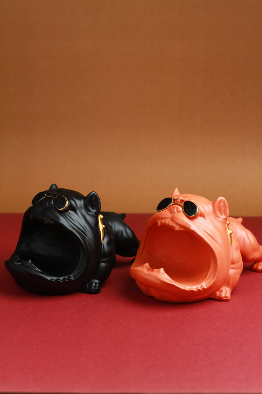 Polyresin Two Dog  Showpiece Idol