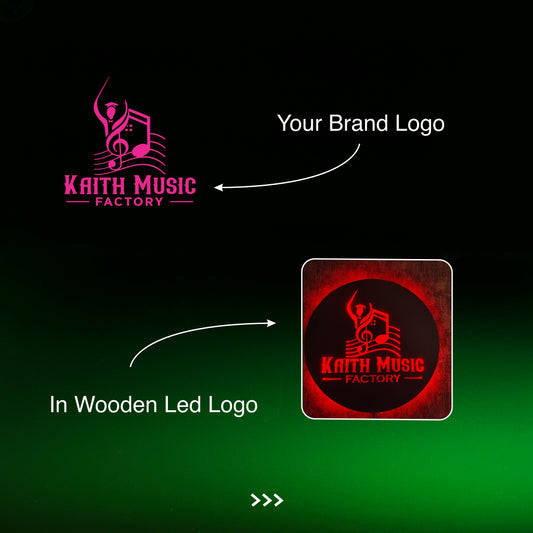 Customized Wooden  LED LOGO