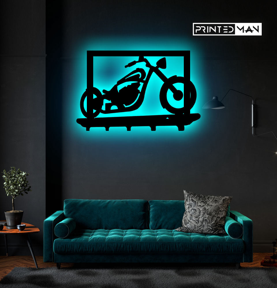 Wooden LED  Logo Royal Bike