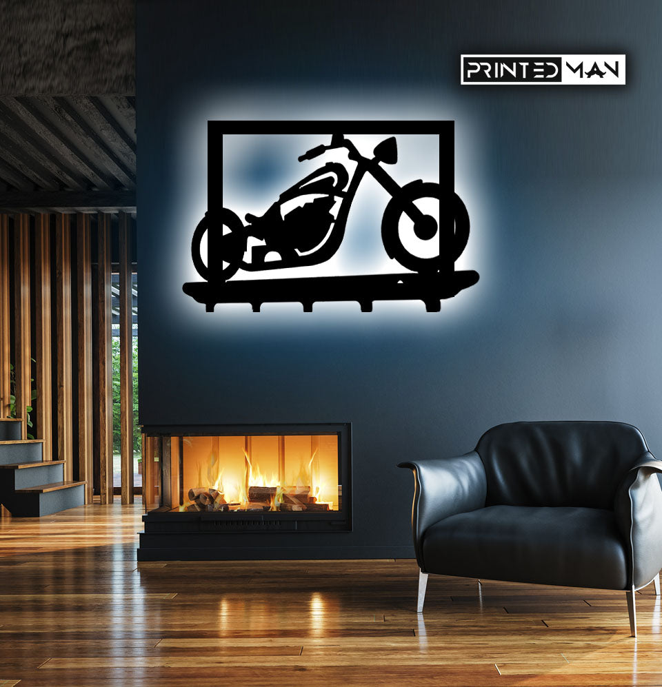 Wooden LED  Logo Royal Bike
