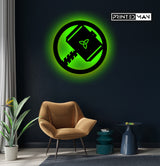 Wooden LED  Logo Backlight thor home decor