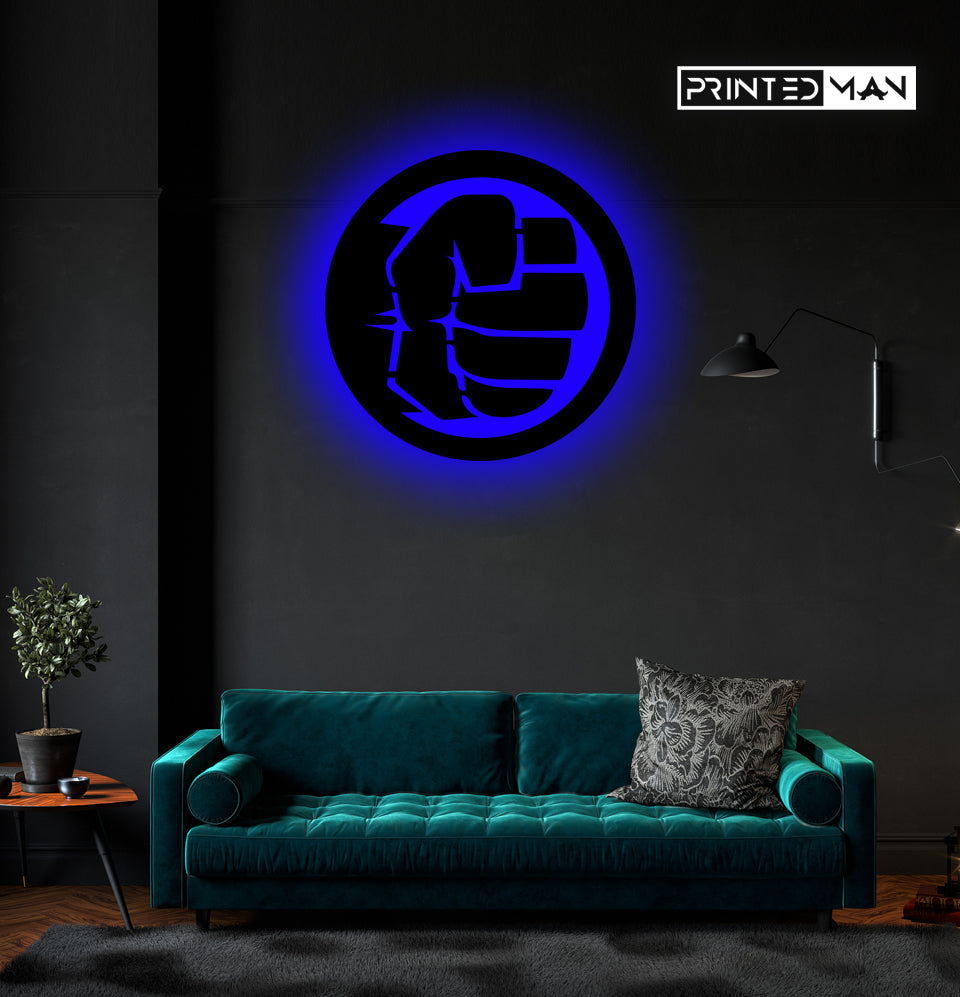 Marvel Hulk Smash Fist Circle Logo Green Stone India | Ubuy